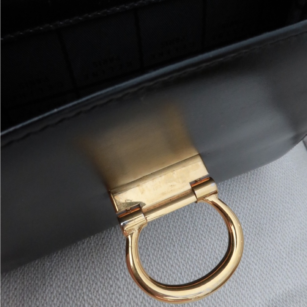 Celine Black Hand Bag with Gold Hardware - Picture 3 of 10